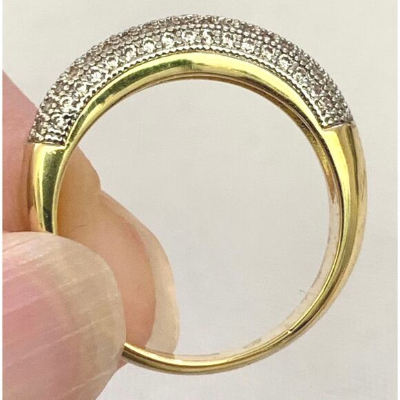 Womens Ring - “V” Maker’s Mark, No Precious Metals or Stones Jewelry Size 7.25 - Picture 6 of 9